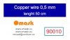 Omask 90010 Copper wire 0,5 mm lenght 50 cm